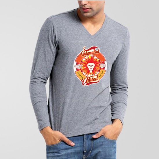 Islamabad United PSL V-Neck Full Sleeves T-Shirt