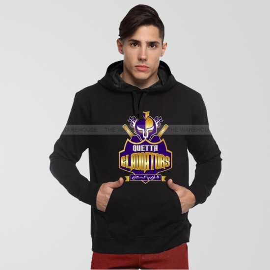 Quetta Gladiators Psl Black Hoodie