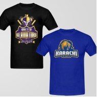 Pakistan Super League (PSL) Team T-Shirt Bundle: Quetta Gladiators + Karachi Kings