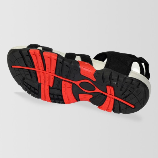 Black Stripes Casual Sandal