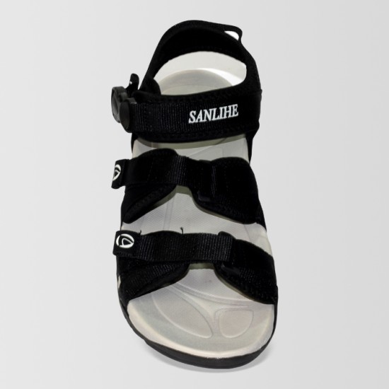 Black Stripes Casual Sandal