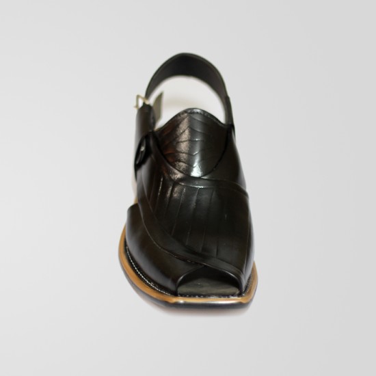 Black Stylish Peshawari Sandal