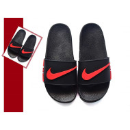 Red Nike Logo Casual Slippers