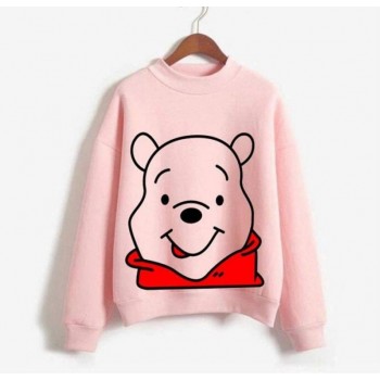 Pink Women's Sweat Shirt With Honey Logo