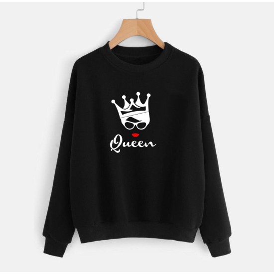 Buy Women's Sweat Shirt With Queen Logo