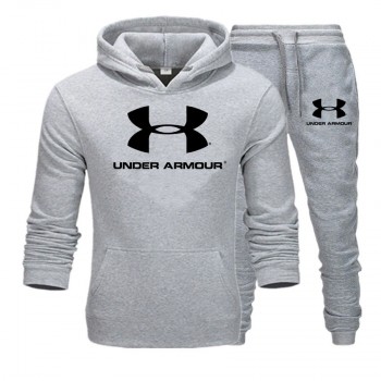 Grey Track Suit With Under Armour Logo