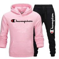 Pink and Black Stylish Track Suit With Champion Logo