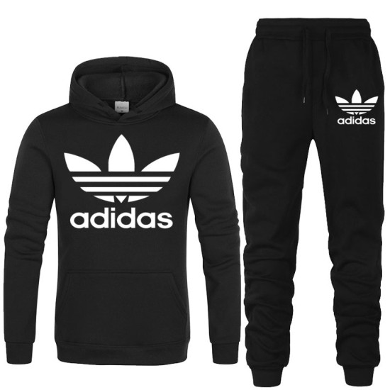 Black Stylish Track Suit With Adidas Logo