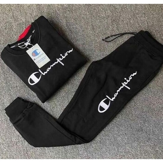 Black Champion Track Suit