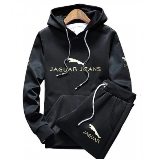 Black Track Suit With Jaguar Jeans Logo