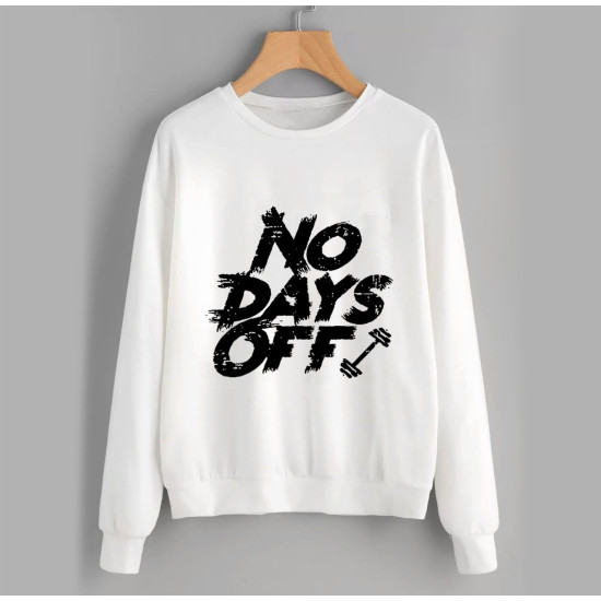 No Days Off Sweat Shirts For Men's Fashion