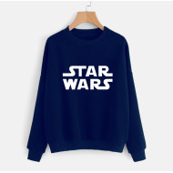 Navy Blue Sweat Shirt With Star Wars Logo