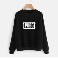 Black Sweat Shirt With PUBG Logo
