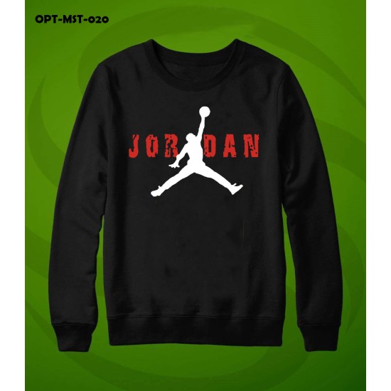 Black Sweat Shirt With Jordan Logo