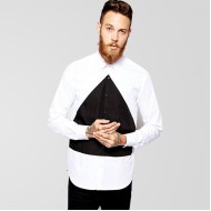 Black & White Casual Shirt