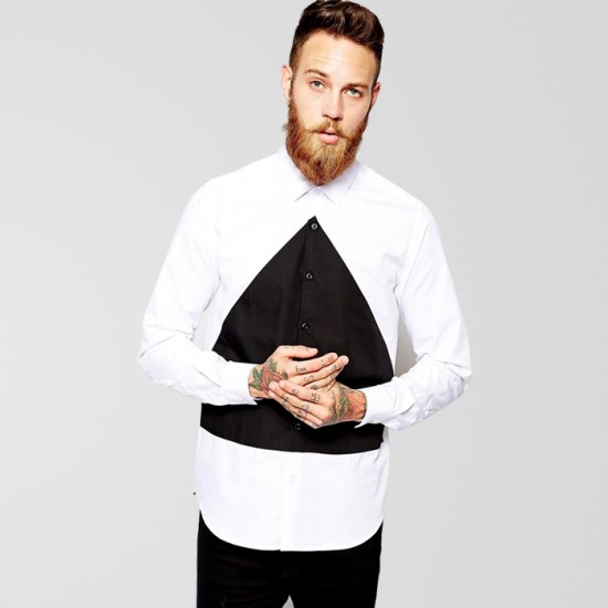 Black & White Casual Shirt