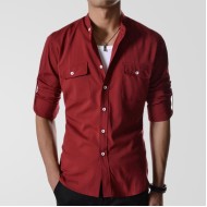 Maroon Casual Shirt