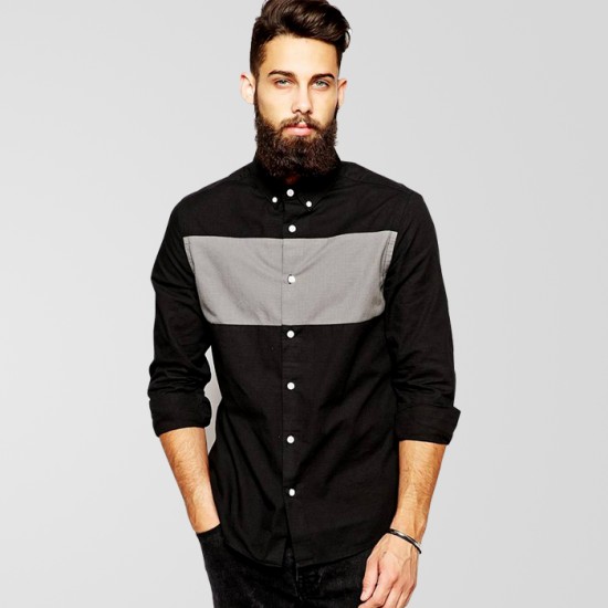 Black & Grey Casual Shirt