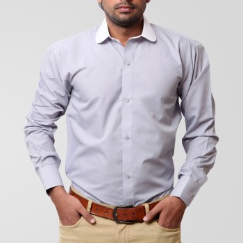 White Collard Casual Shirt