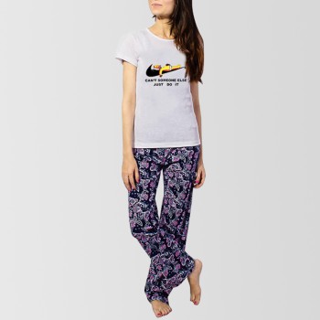 White Simpsons T-Shirt & Pajama