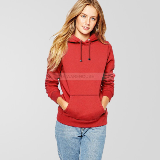 Women's Plain Pullover Hoodie