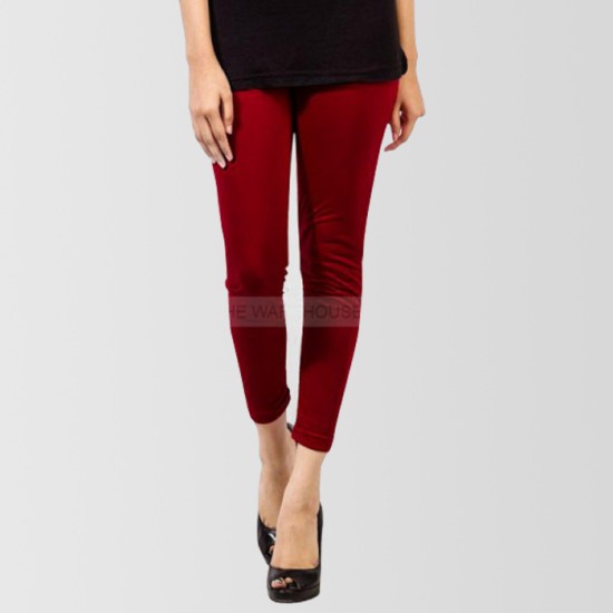 Maroon Women Tights