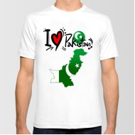 I LOVE PAKISTAN PRINTED T-SHIRT