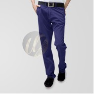 New Style Purple Chinos With Twill Cotton Stuff Color