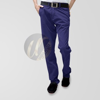 New Style Purple Chinos With Twill Cotton Stuff Color