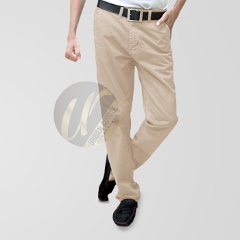 New Style Cream Chinos With Twill Cotton Stuff Color