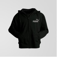 Black Hoodie With Puma Small Logo