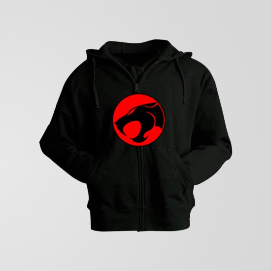 Black Fleece Thunder Cat Zipper Hoodie