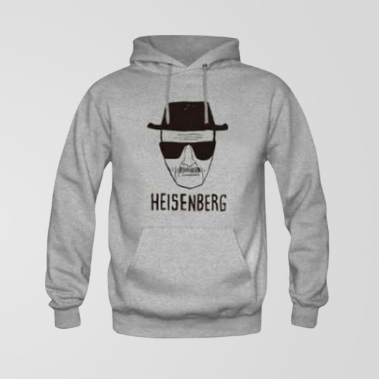 Grey Fleece Heisenberg Hoodie Grey Fleece Heisenberg Hoodie