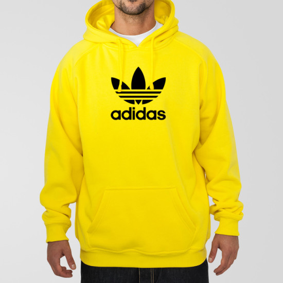 Yellow Fleece Adidas Hoodie Yellow Fleece Adidas Hoodie