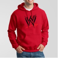 Red Fleece WWE Hoodie