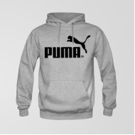 Grey Fleece Puma Hoodie