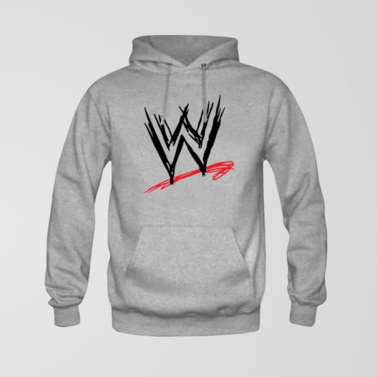 Grey Fleece WWE Hoodie