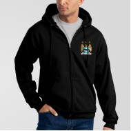 Black Fleece Manchester City Zipper Hoodie