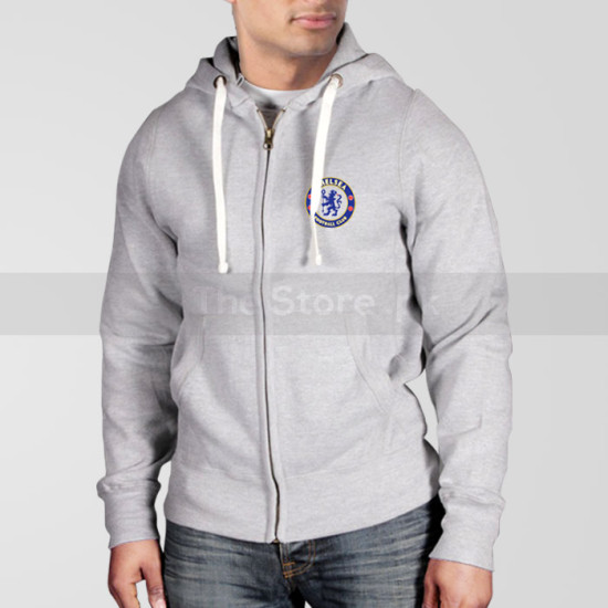 Grey Fleece Chelsea Zipper Hoodie Grey Fleece Chelsea Zipper Hoodie