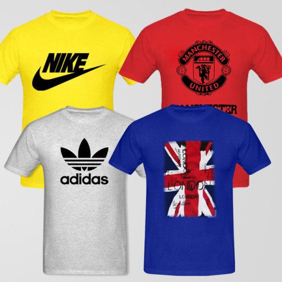 Bundle of 4 Graphic T-Shirt CA-13