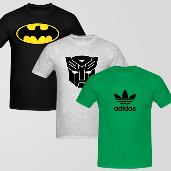 Bundle of 3 Graphic T-Shirt CA-2 Bundle of 3 Graphic T-Shirt CA-2
