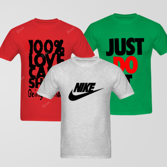 Bundle of 3 Graphic T-Shirt CA-5 Bundle of 3 Graphic T-Shirt CA-5