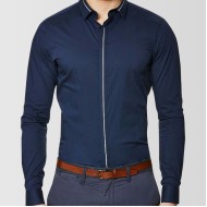 Hex Blue Egyptian Cotton Formal Shirt