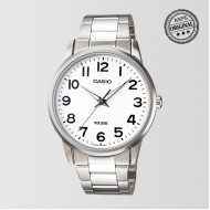 White Dial Silver Bracelet Mens Watch