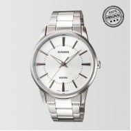 Grey Dial Silver Bracelet Mens Watch