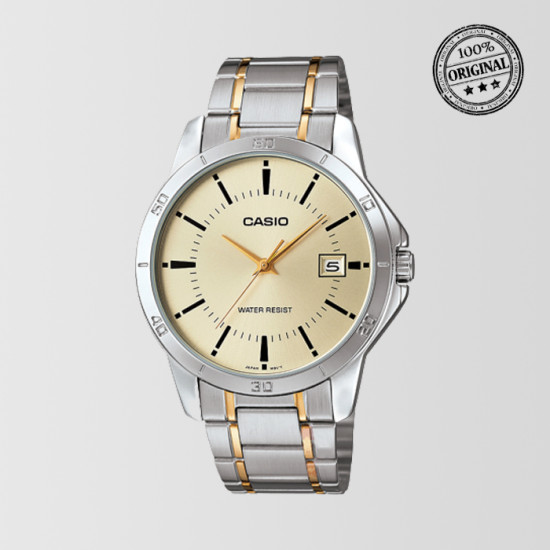 Golden Dial Silver And Gold Bracelet Mens Watch Golden Dial Silver And Gold Bracelet Mens Watch