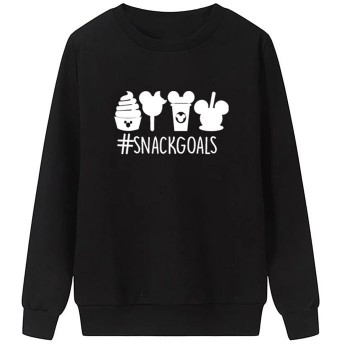 Snacksgoal Black Fleece Sweatshirt