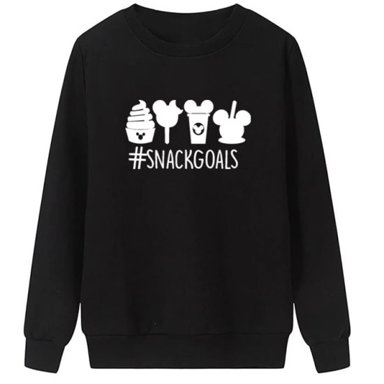 Snacksgoal Black Fleece Sweatshirt Snacksgoal Black Fleece Sweatshirt