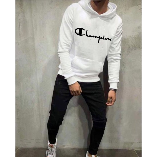 Champion White Winter Tracksuit For Men