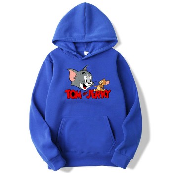 Tom & Jerry Blue Pullover Hoodie